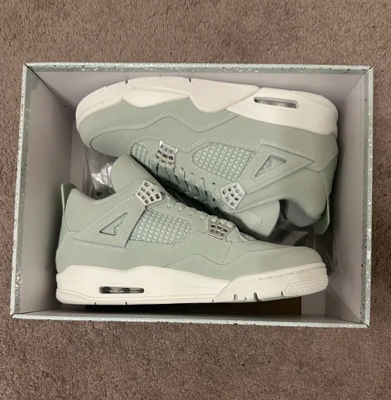 Air Jordan 4 Retro 'Seafoam Sail' HV0823-003  review Yousef 01