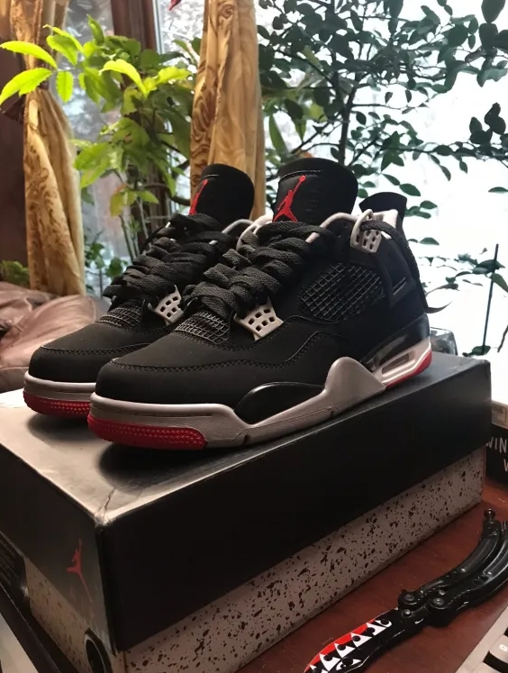 Jordan 4 Retro Bred 308497-060  review Mitch 00