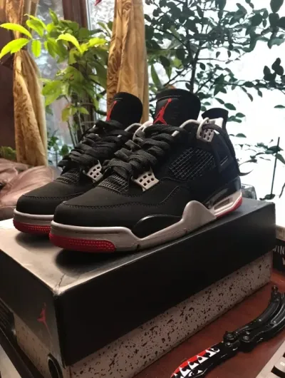 Jordan 4 Retro Bred 308497-060  review Mitch  00