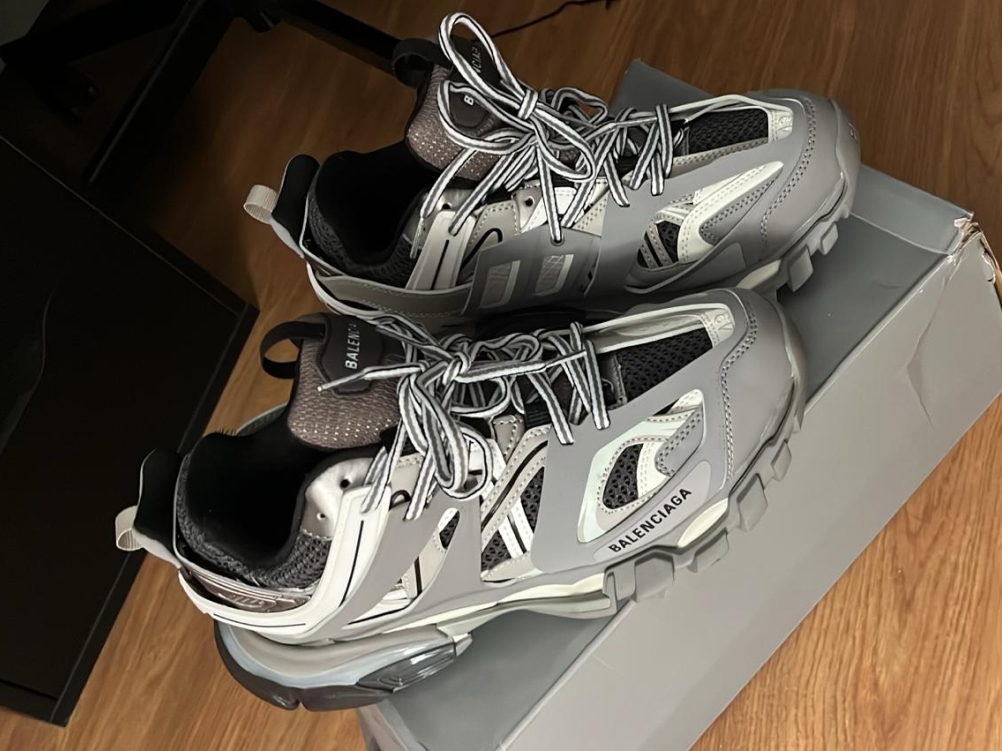 Balenciaga Track Grey White 555032 W1GB7 1214  review Zaynr