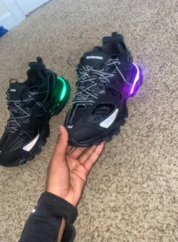 Balenciaga Track LED Black 555032 W1GB7 1000 review Jordan 04