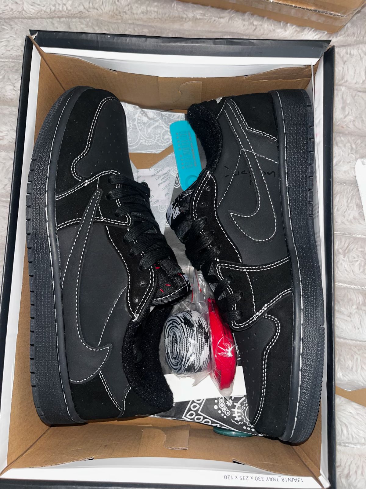 Travis Scott x Air Jordan 1 Retro Low OG SP Black Phantom DM7866-001 review Rego