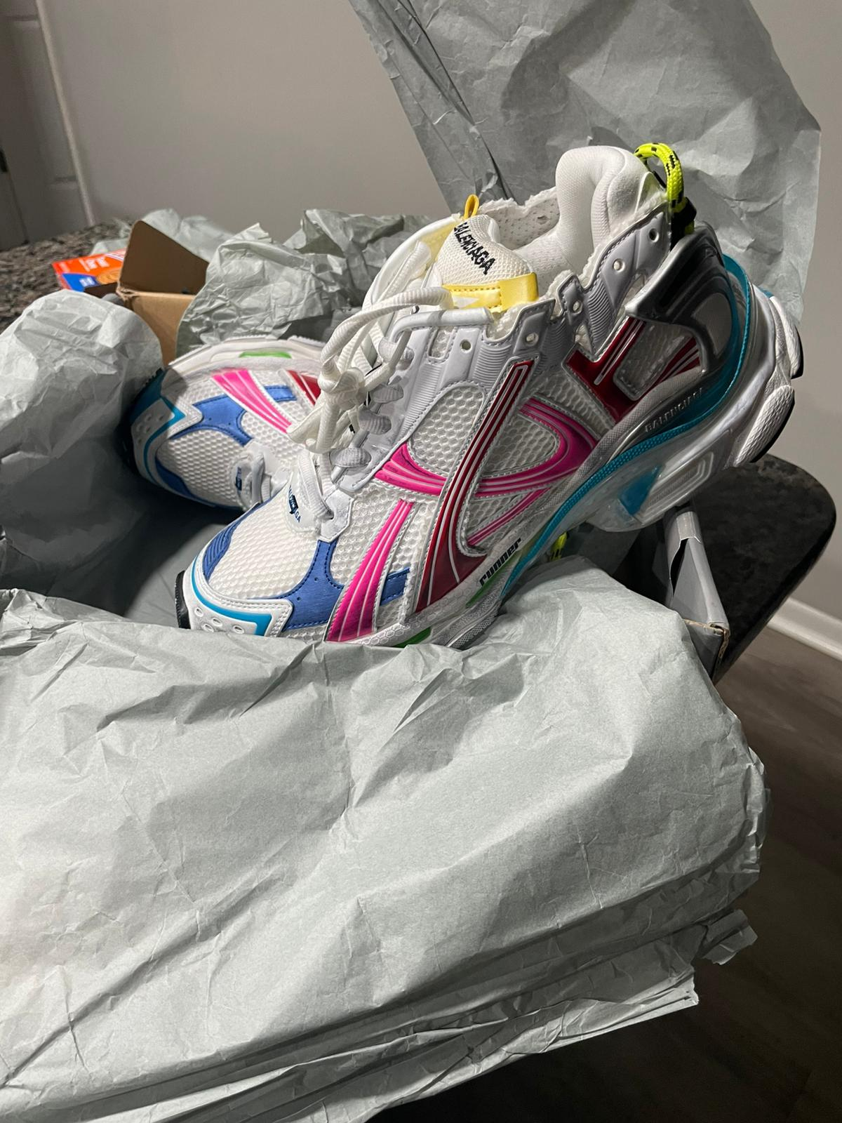 Balenciaga Runner White Multicolor 772774 W3RBW 9645 review John
