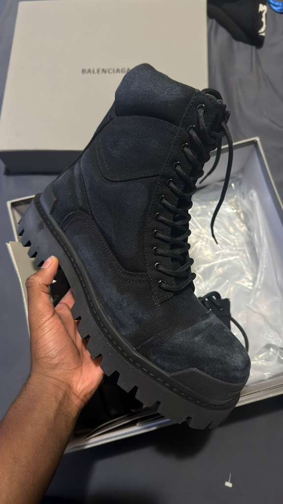 Balenciaga Strike Boots Black review Keysha 03