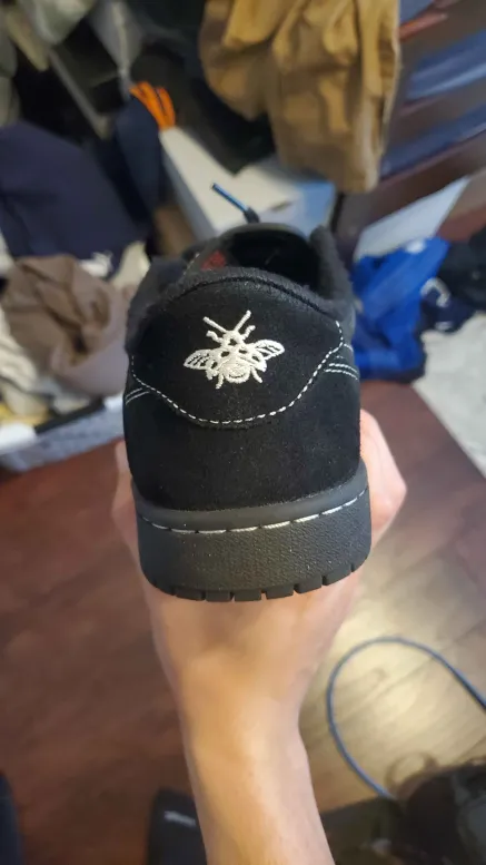 Travis Scott x Air Jordan 1 Retro Low OG SP Black Phantom DM7866-001 review 1