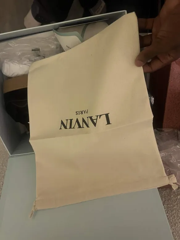 Gallery Dept. x Lanvin Curb Sneakers Paint Drip Black review 0