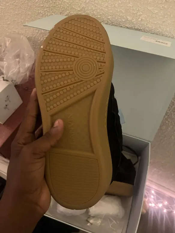 Gallery Dept. x Lanvin Curb Sneakers Paint Drip Black review 2