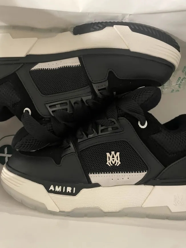 AMIRI MA-1 Leather Black White review 0