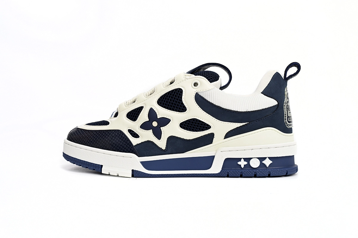 LV Skate Sneaker Marine White by LOUIS VUITTON
