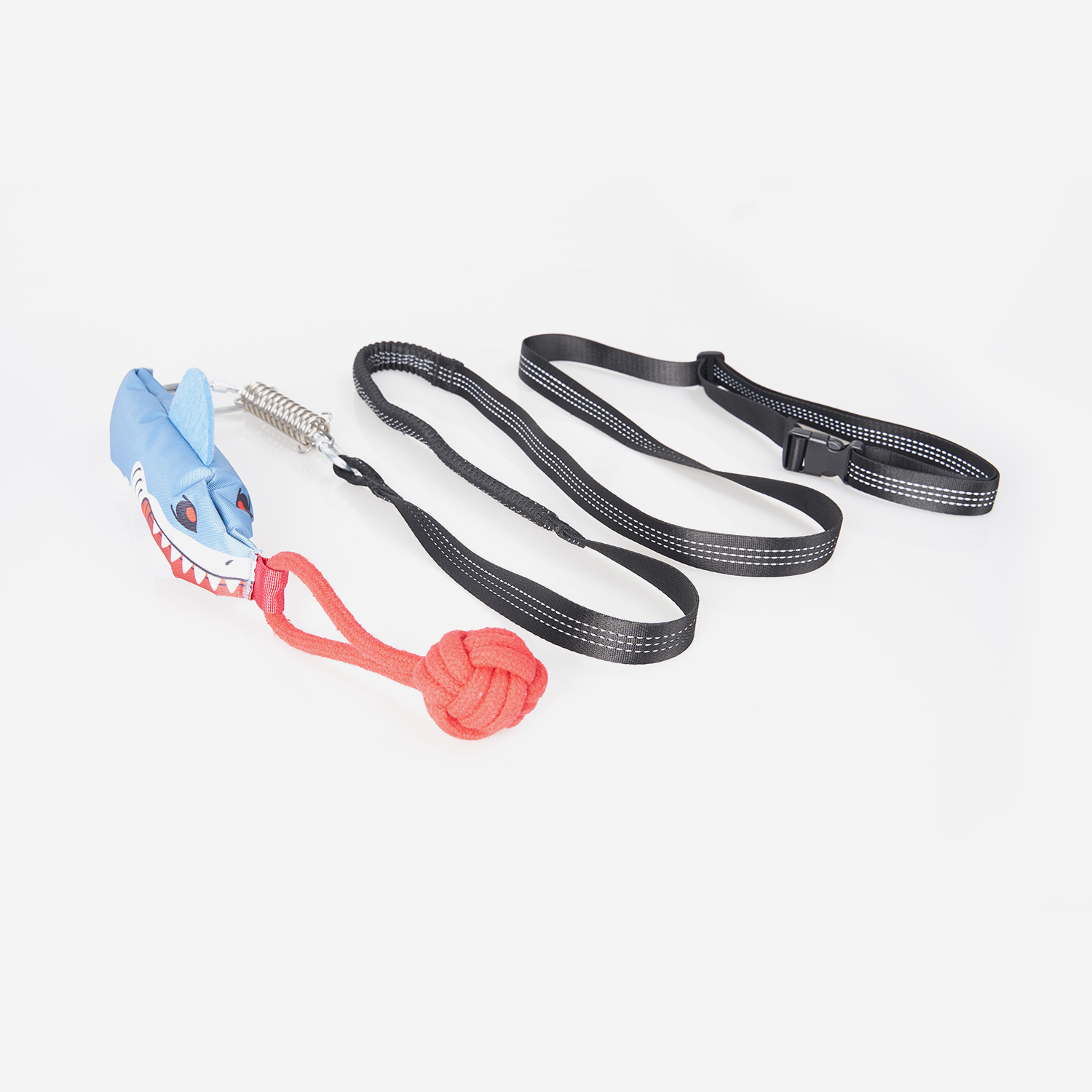 Spring Pole Dog Toy For Exercise – Heavy Duty Cotton Rope/Tug Toy By Happy Landings Outfitters