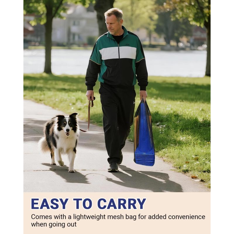 Dog Agility Hurdle Cone Set Canine Agility Training Equipment 6 Set