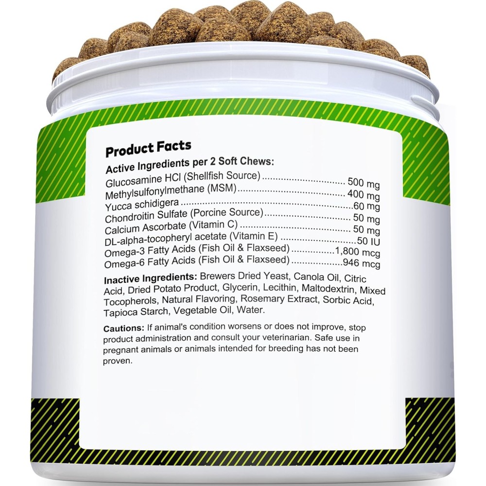 Glucosamine Chondroitin Hip and Joint Supplement for Dogs