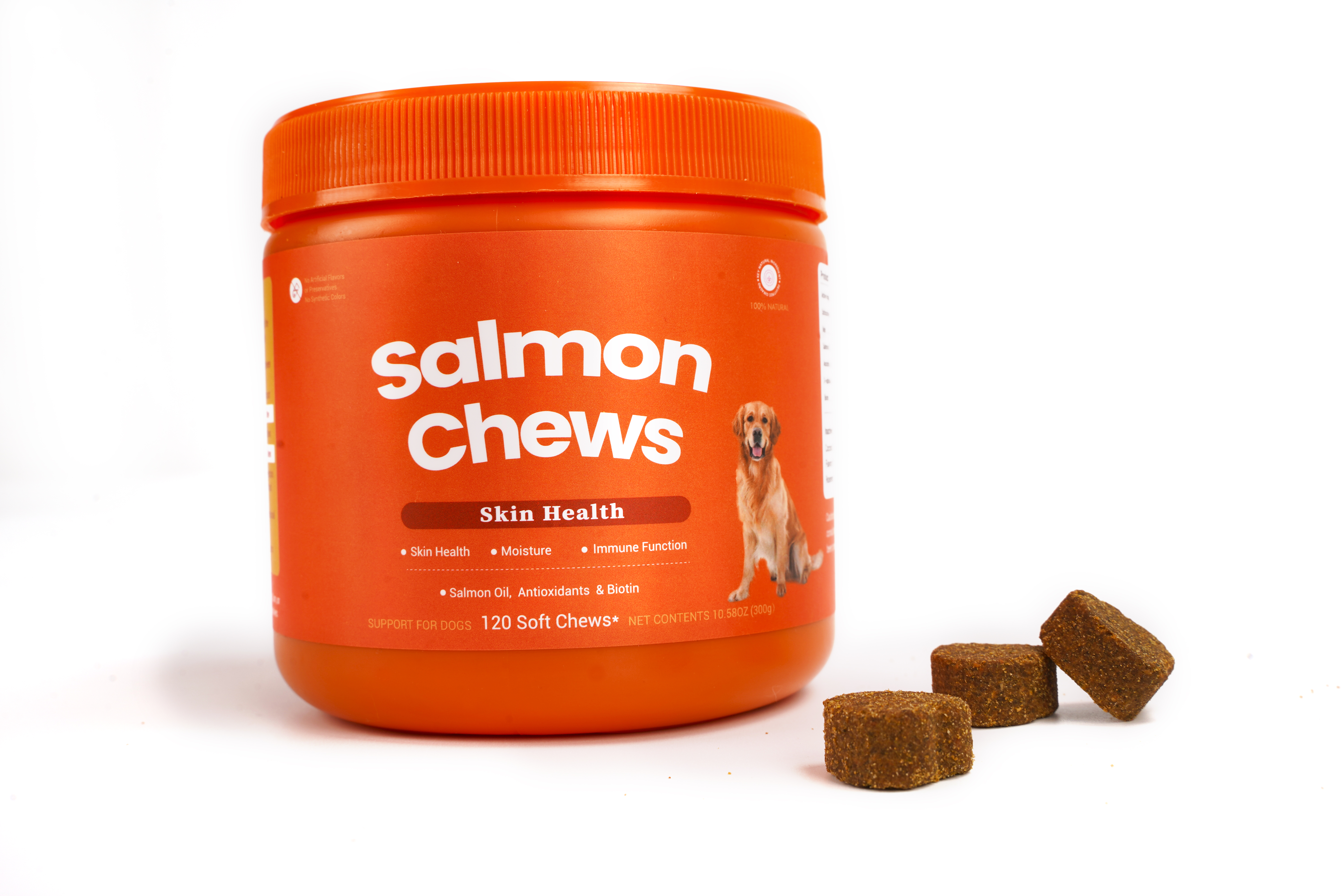 Salmon Oil for Dogs Skin and Coat Chicken Flavor