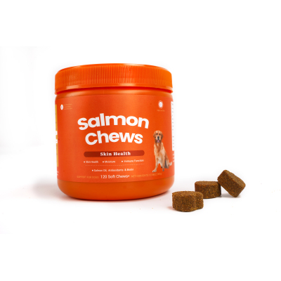 Salmon Oil for Dogs Skin and Coat Chicken Flavor 01