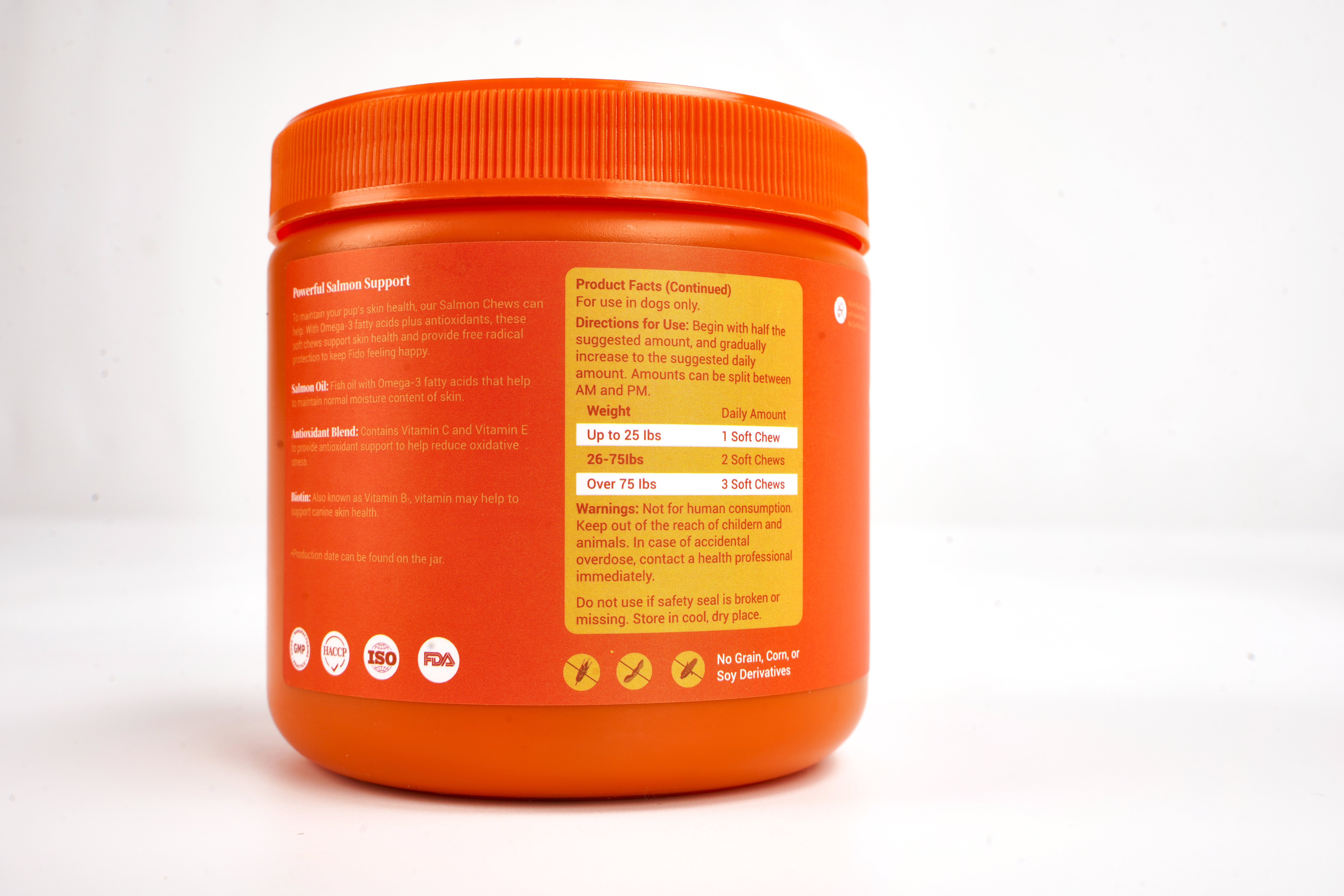 Salmon Oil for Dogs Skin and Coat Chicken Flavor