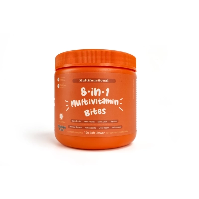 8-in-1 Multivitamin Soft Chew Bites for Dogs Chicken Flavor 01
