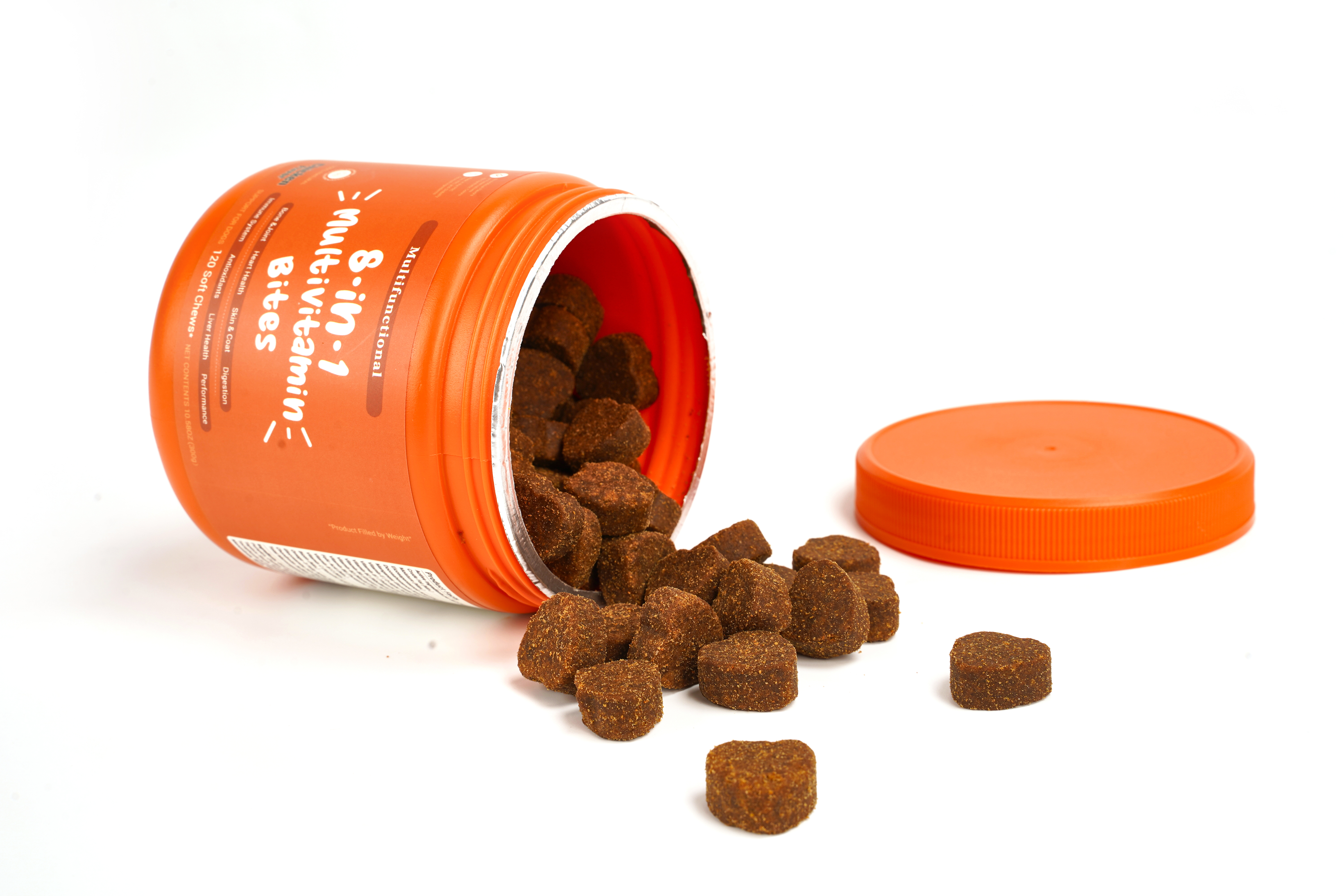 8-in-1 Multivitamin Soft Chew Bites for Dogs Chicken Flavor