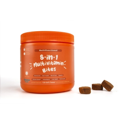 8-in-1 Multivitamin Soft Chew Bites for Dogs Chicken Flavor 02