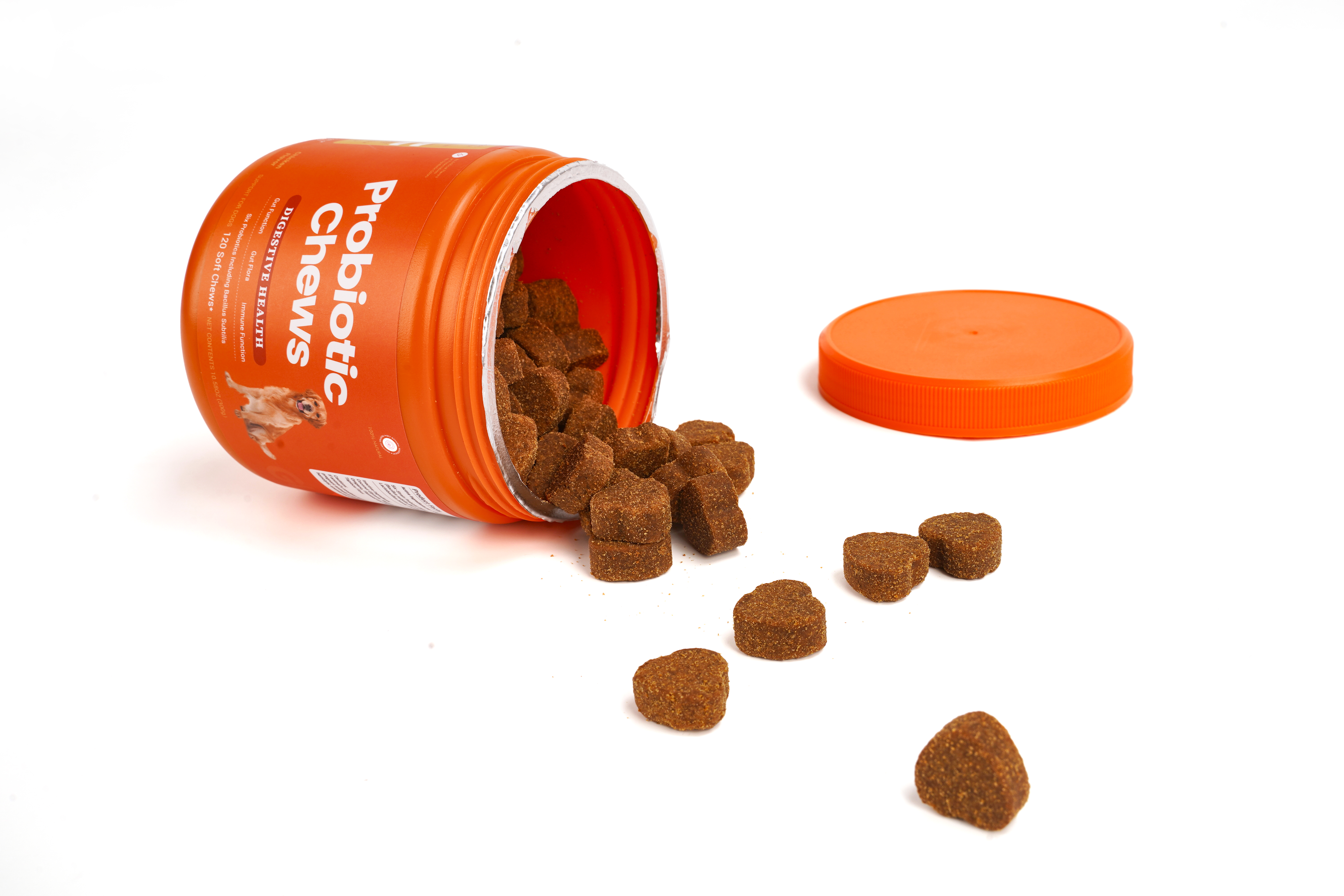 Canine Probiotic Supplement With 6 Strains Build Balanced Gut Ecosystem for Dogs