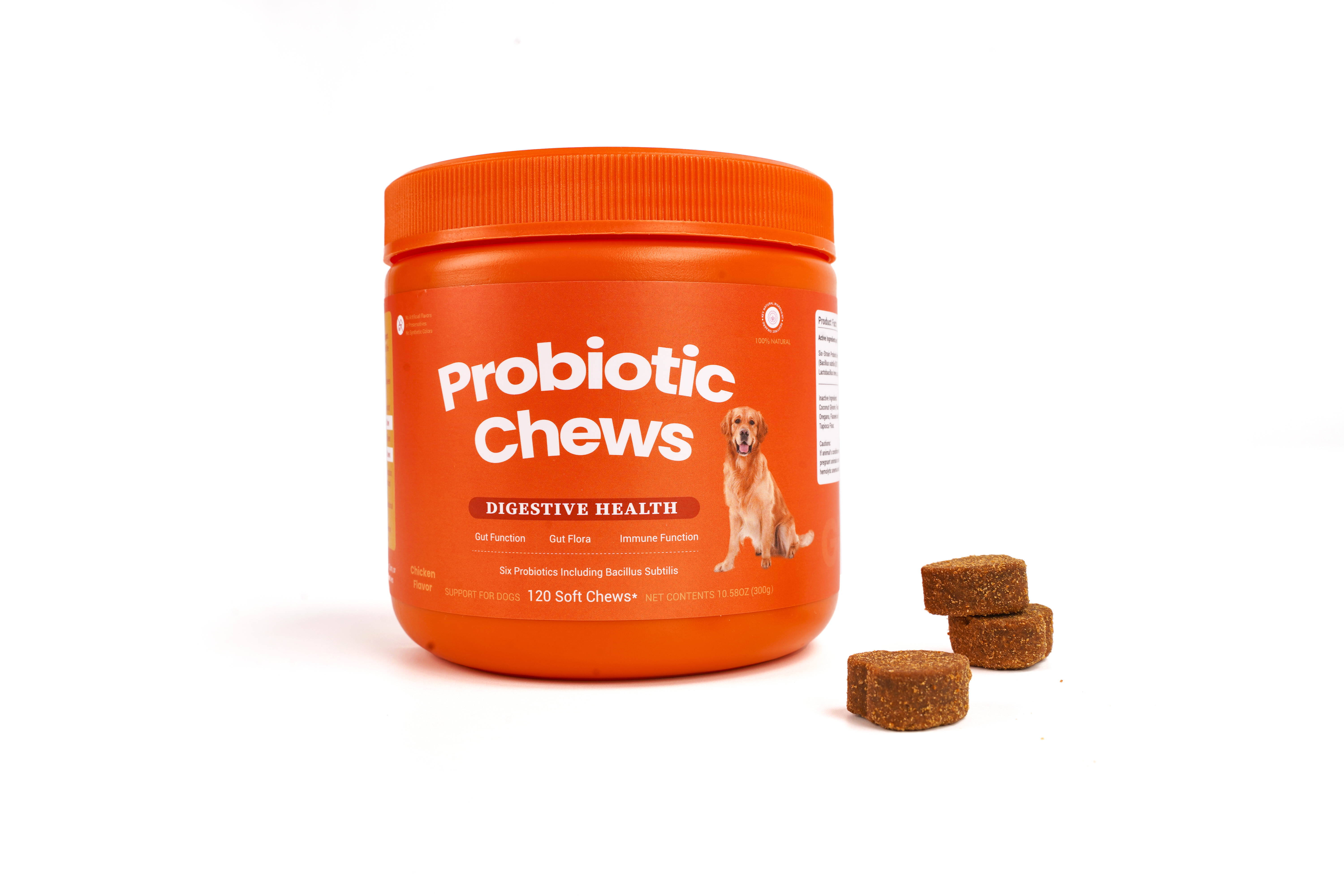 Canine Probiotic Supplement With 6 Strains Build Balanced Gut Ecosystem for Dogs