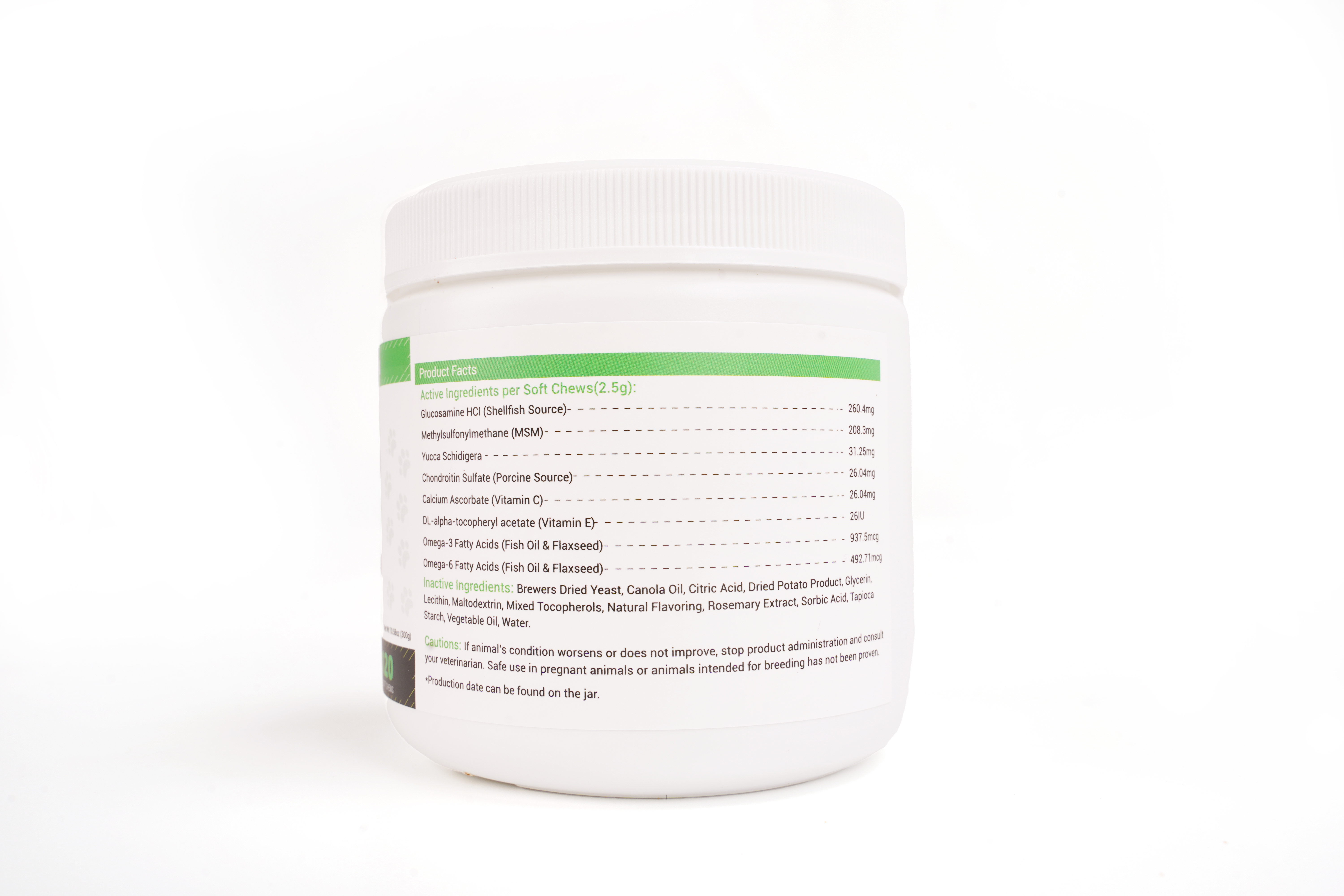 Glucosamine Chondroitin Hip and Joint Supplement for Dogs Chicken Flavor