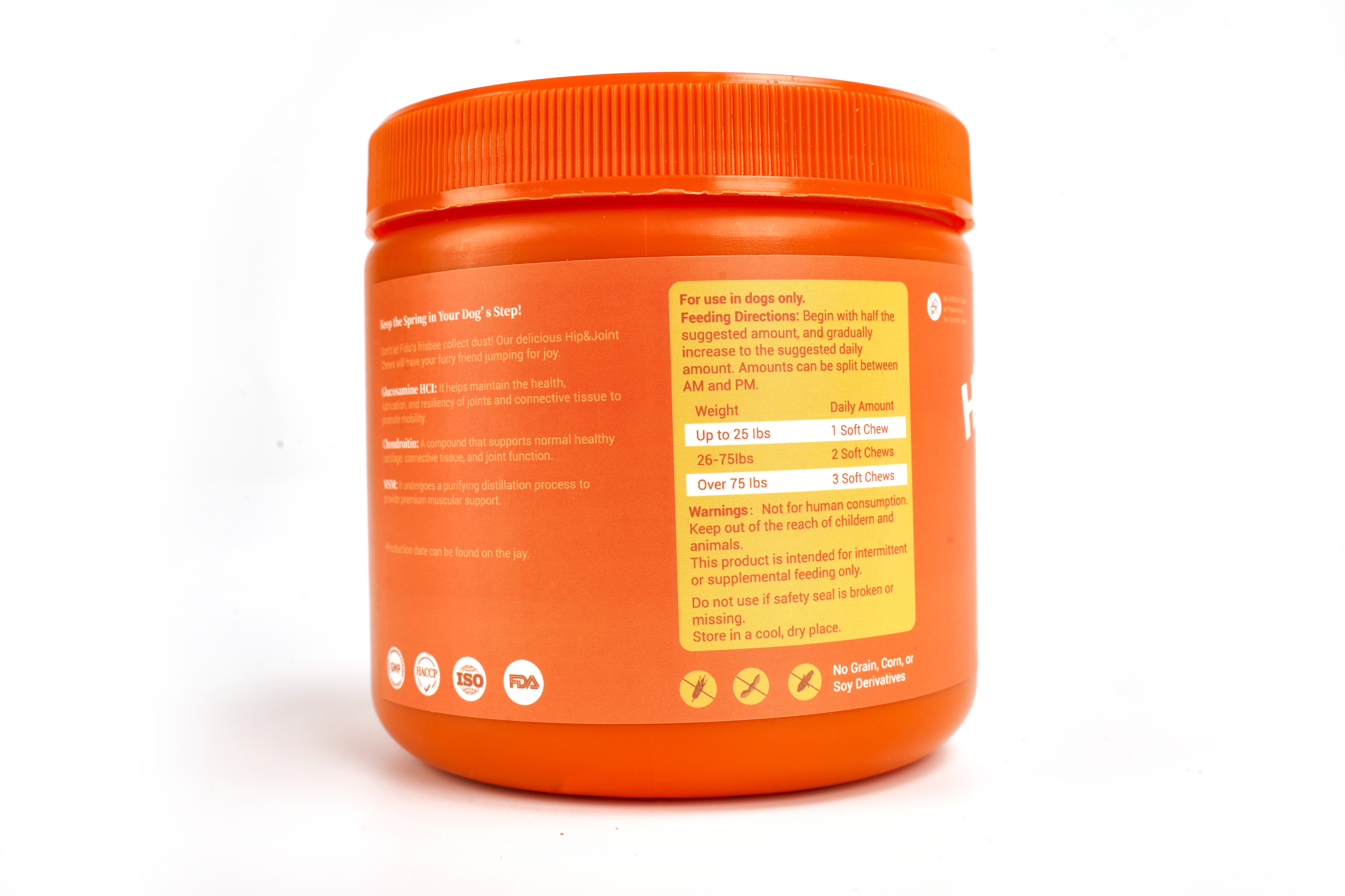 Dog Hip And Joint Supplement Chews Chiecken Flavor