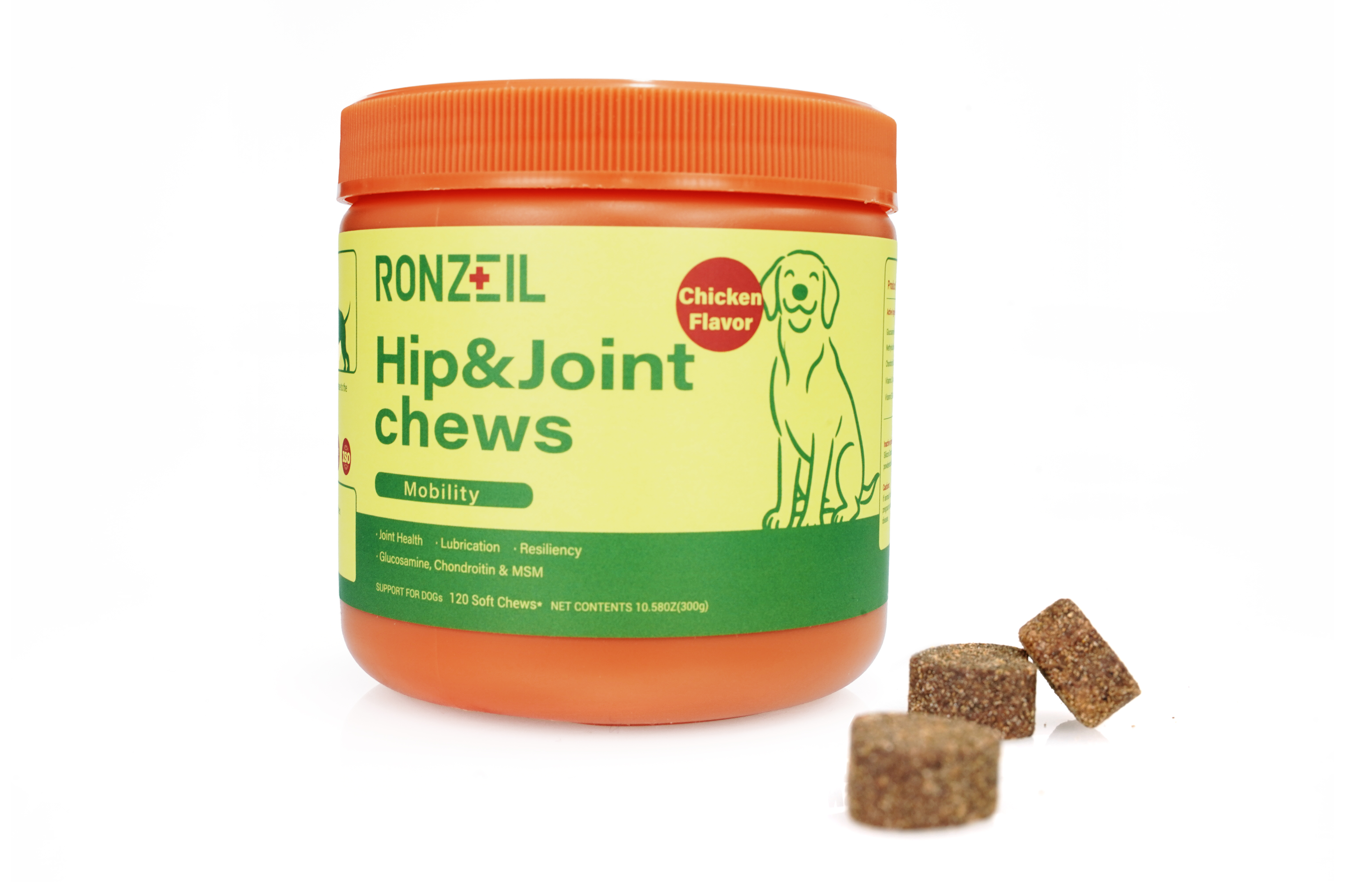 Dog Hip And Joint Supplement Chews Chiecken Flavor