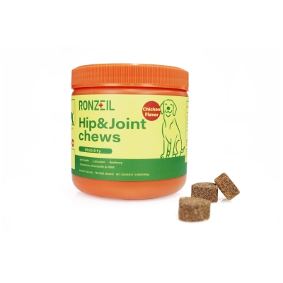 Dog Hip And Joint Supplement Chews Chiecken Flavor 01