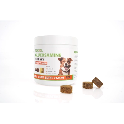 Glucosamine Chondroitin Hip and Joint Supplement for Dogs Chicken Flavor 01