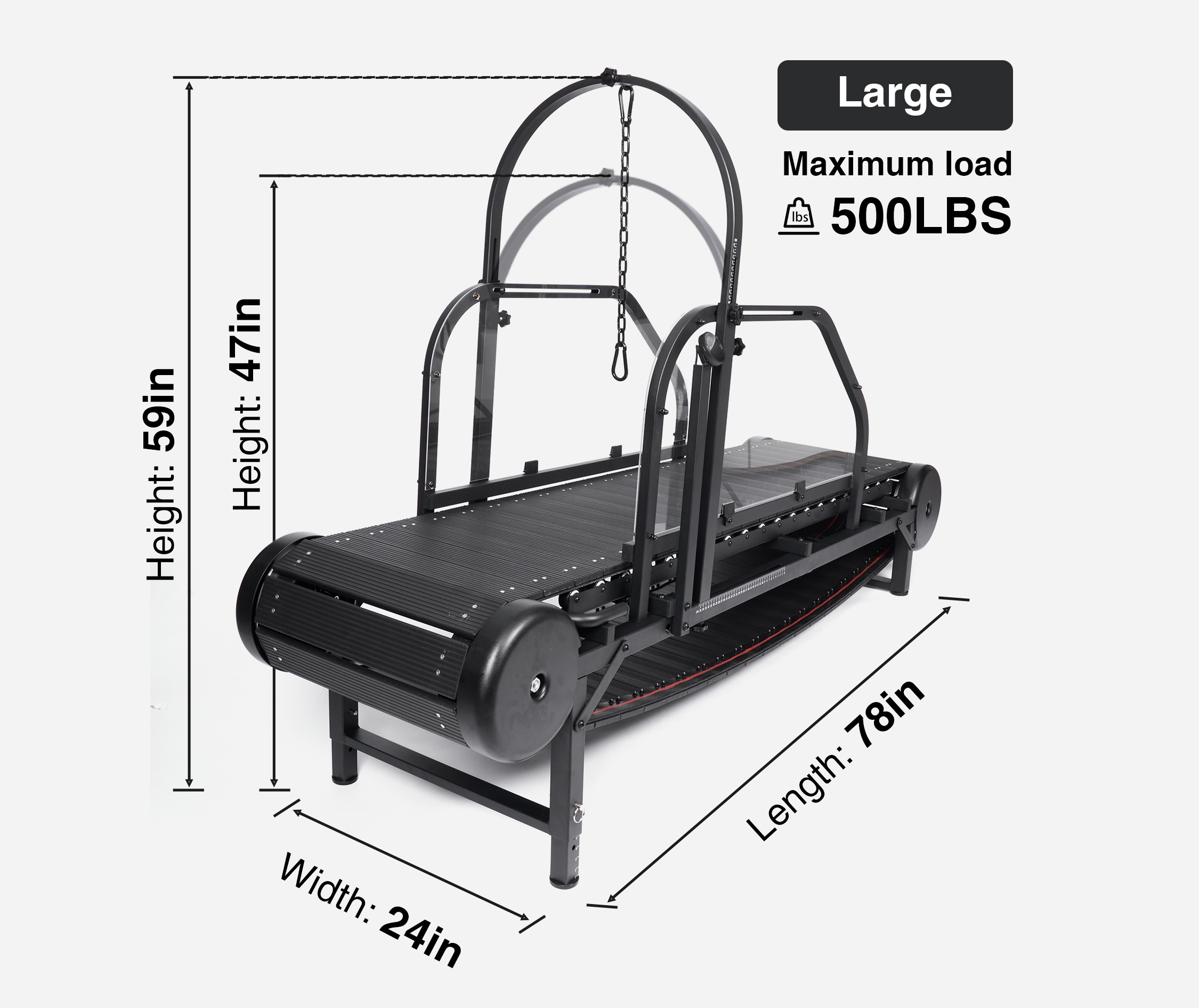 Ronzeil Non-Electric Dog Treadmill