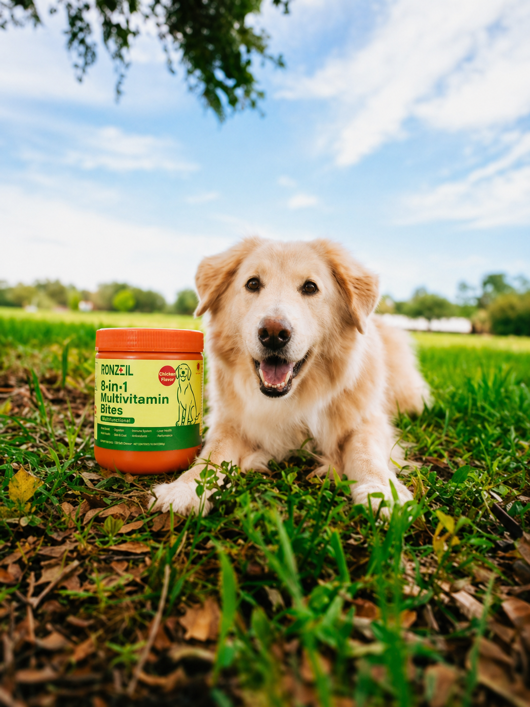Ronzeil 8-in-1 Multivitamin Soft Chew Bites for Dogs Chicken Flavor review Skybrys