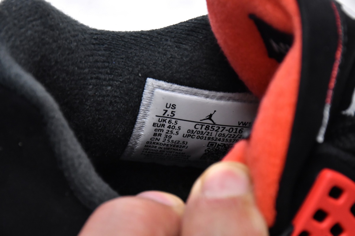 CocoKicks Jordan 4 Retro Red Thunder CT8527-016