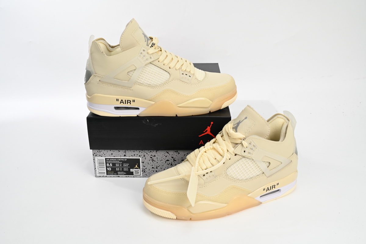 How to clean the jordan 4 sail off white reps?