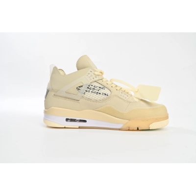 How to clean the jordan 4 sail off white reps? 01