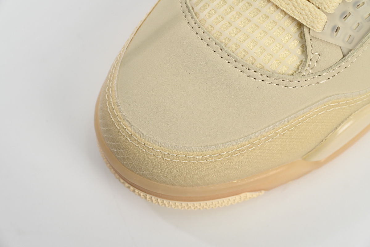 How to clean the jordan 4 sail off white reps?