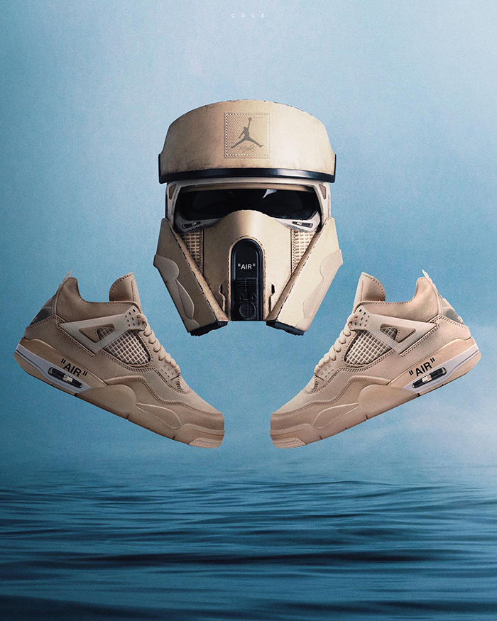 How to clean the jordan 4 sail off white reps?