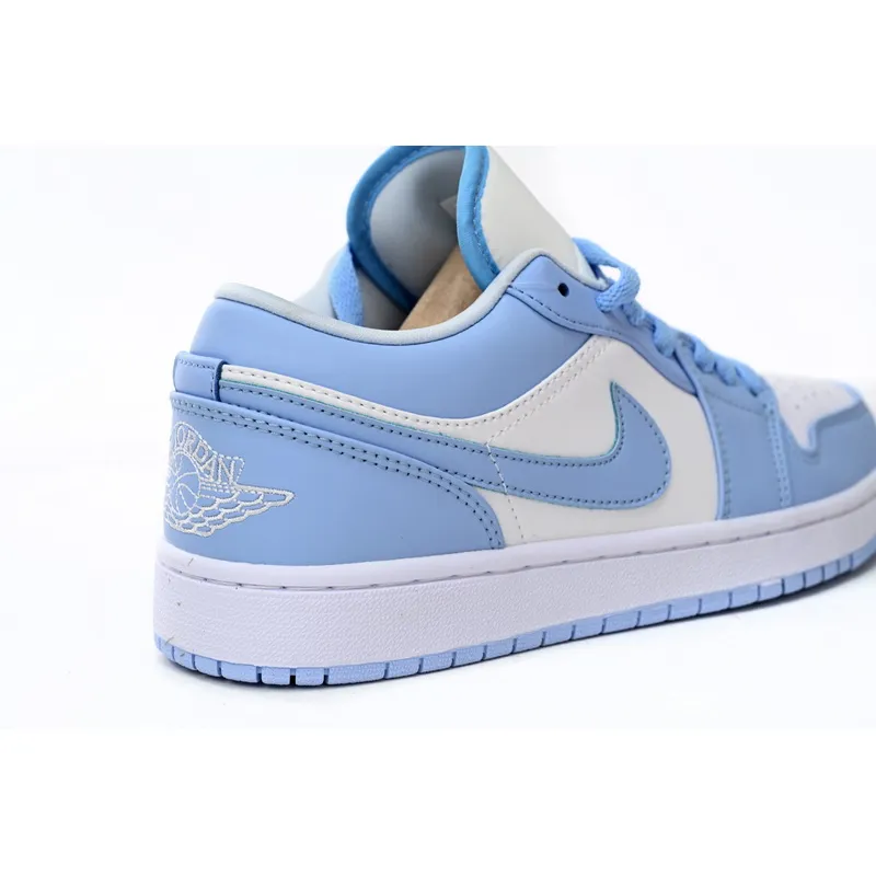 CocoKicks Jordan 1 Low White Ice Blue DC0774-141