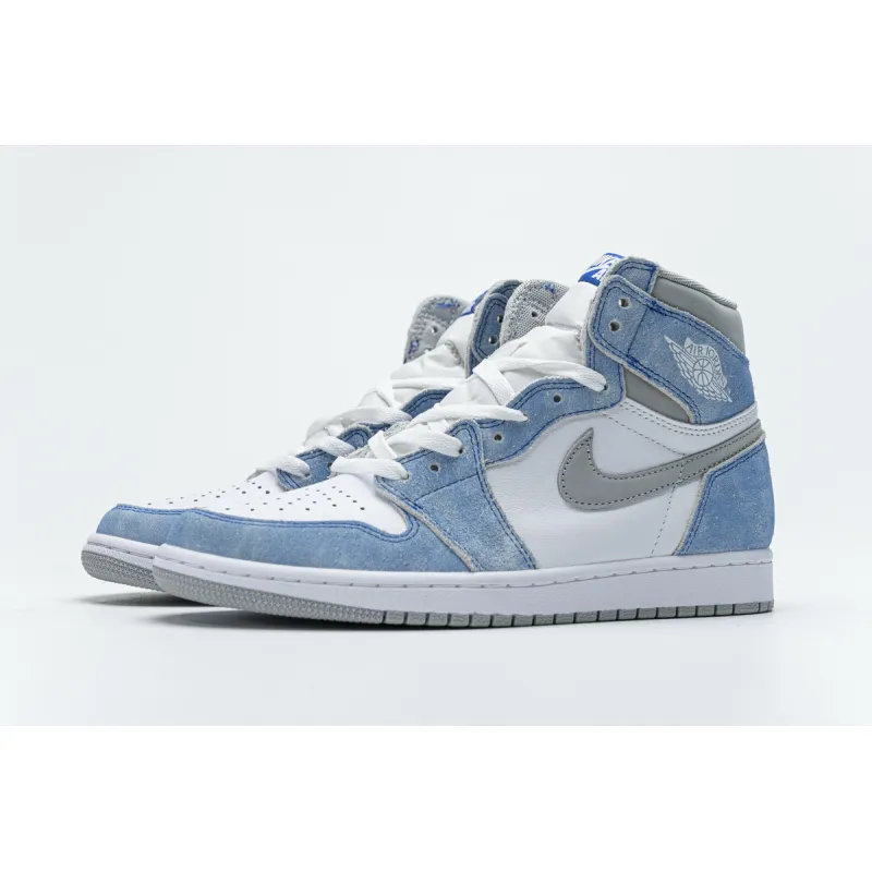 CocoKicks Jordan 1 Retro High Hyper Royal Smoke Grey 555088-402