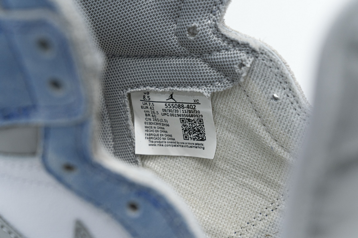 CocoKicks Jordan 1 Retro High Hyper Royal Smoke Grey 555088-402