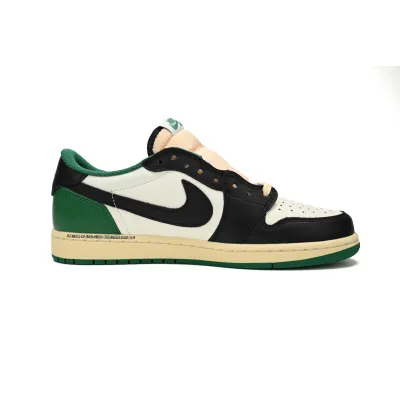 CocoKicks Jordan 1 Low Travis Scott Black Green Barb DM7866-128 02