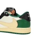 CocoKicks Jordan 1 Low Travis Scott Black Green Barb DM7866-128
