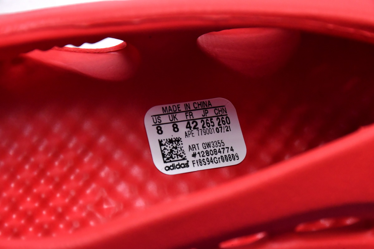 CocoKicks Yeezy Foam RNNR Vermillion GW3355