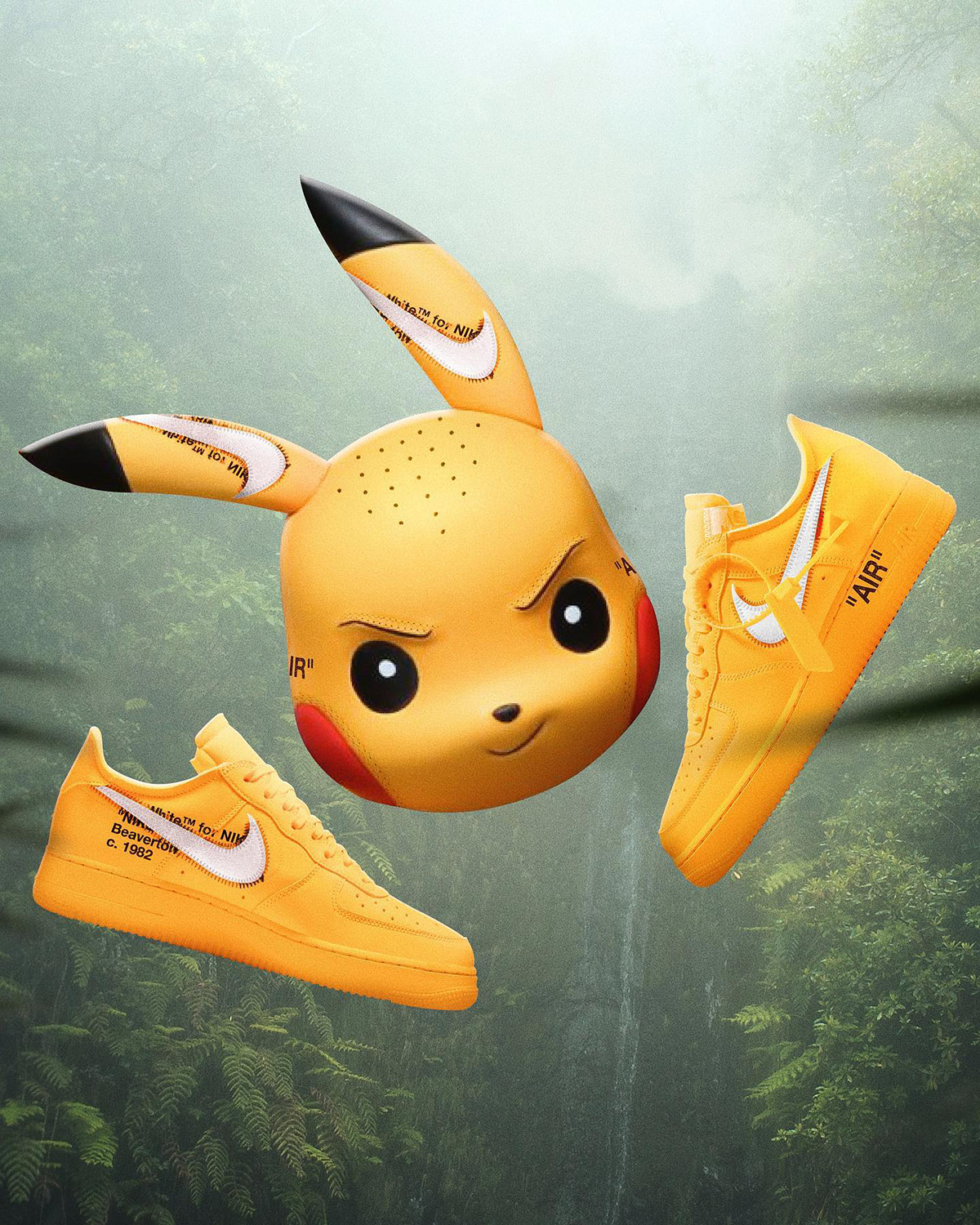 CocoKicks Air Force 1 Low Off-White ICA University Gold DD1876-700