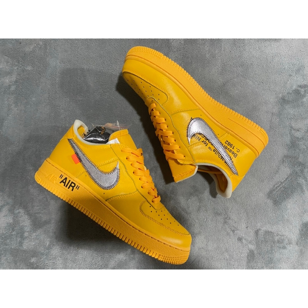 CocoKicks Air Force 1 Low Off-White ICA University Gold DD1876-700