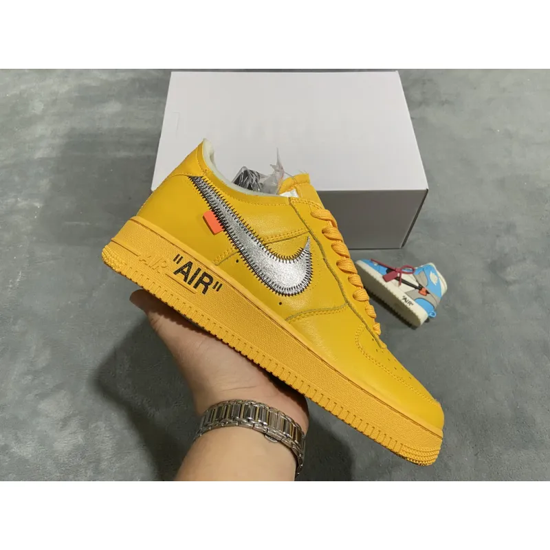 CocoKicks Air Force 1 Low Off-White ICA University Gold DD1876-700
