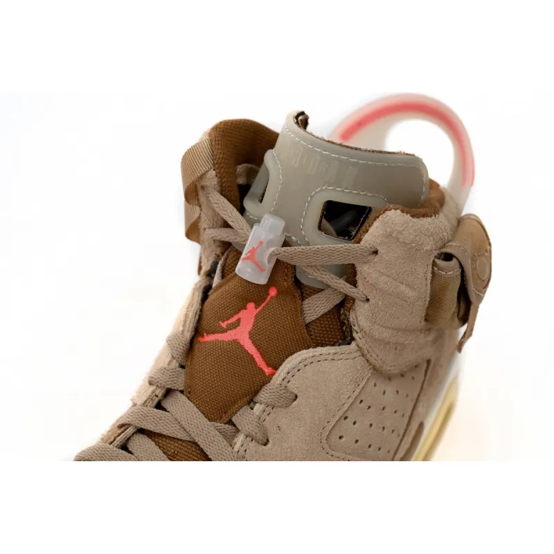 CocoKicks Jordan 6 Retro Travis Scott British Khaki DH0690-200