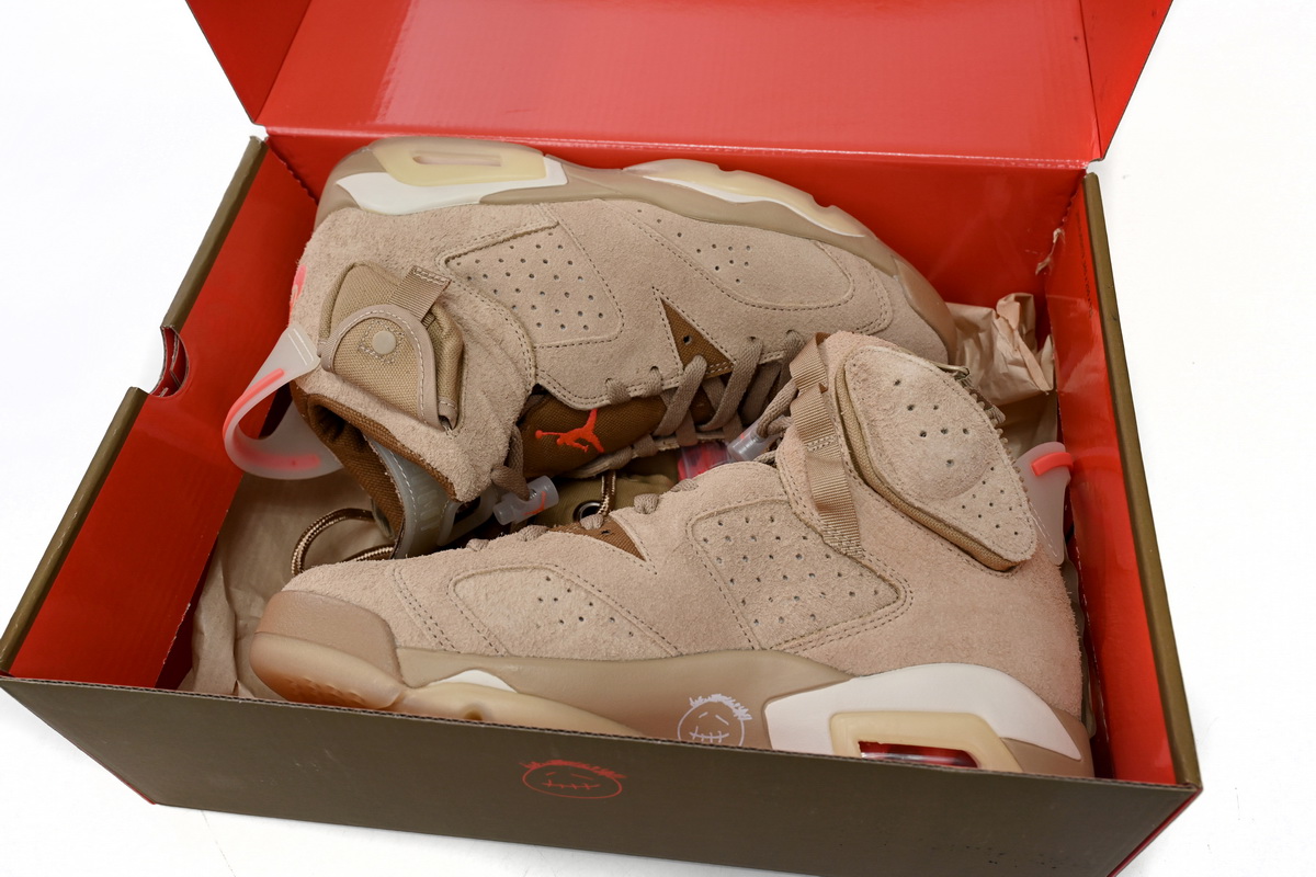CocoKicks Jordan 6 Retro Travis Scott British Khaki DH0690-200