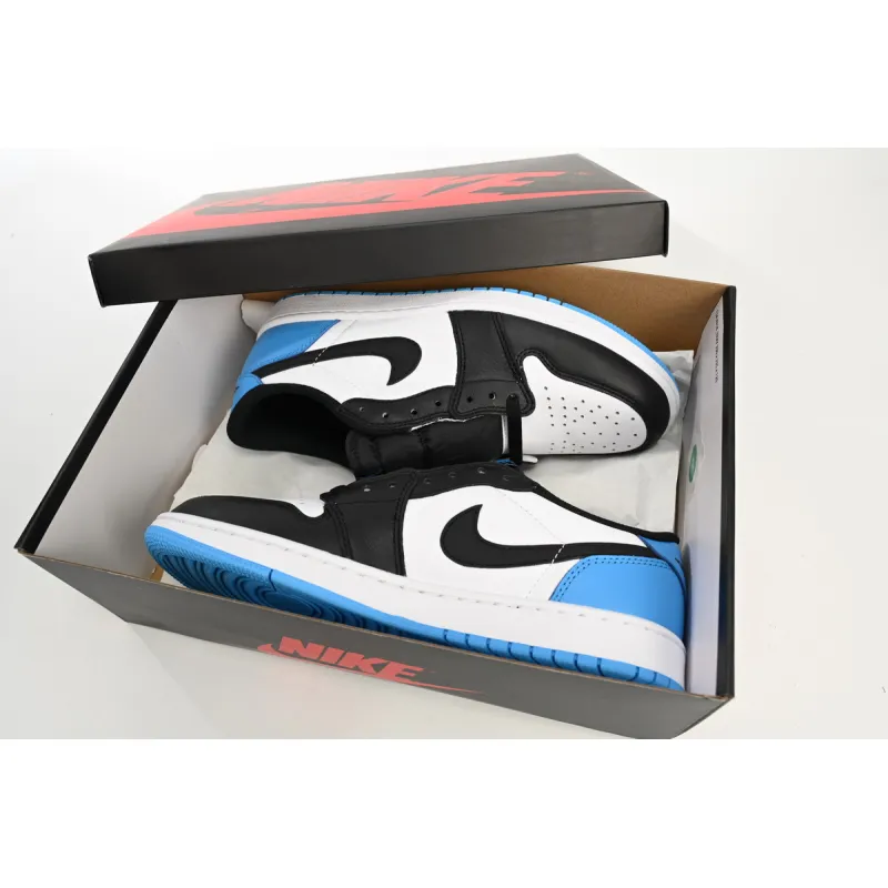 CocoKicks Jordan 1 Retro Low OG Black Dark Powder Blue CZ0790-104