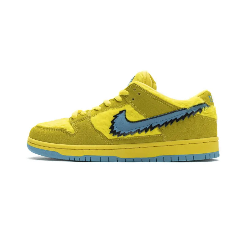CocoKicks SB Dunk Low Grateful Dead Bears Opti Yellow CJ5378-700