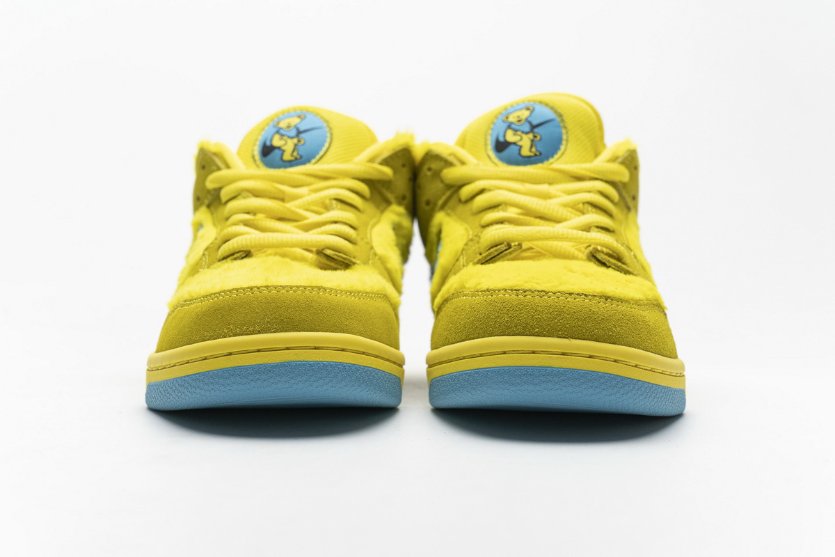 CocoKicks SB Dunk Low Grateful Dead Bears Opti Yellow CJ5378-700
